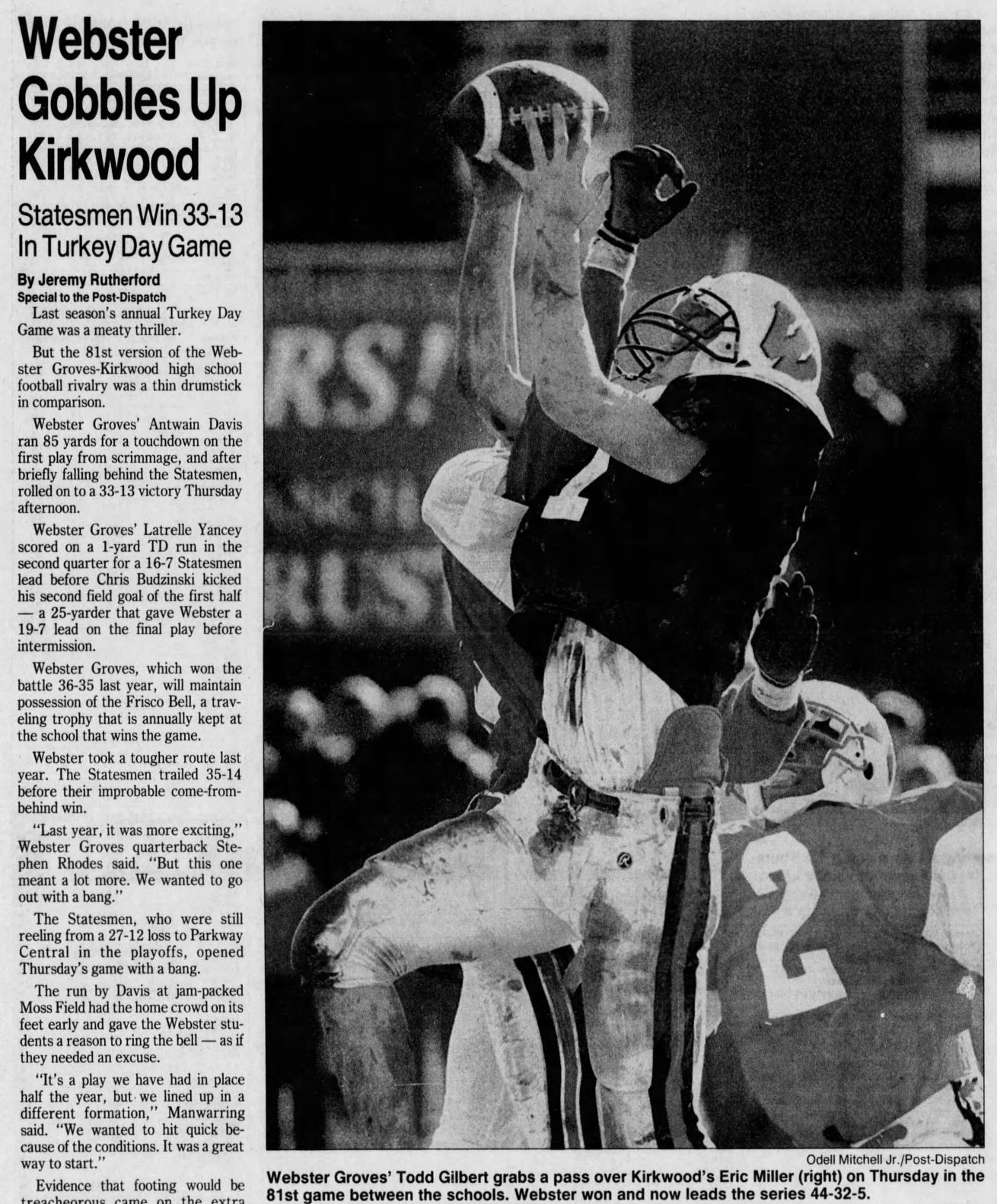 1996: A Webster blowout